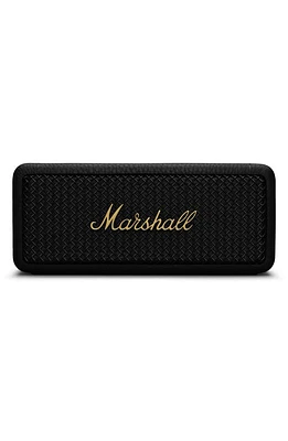 Marshall Emberton II Portable Speaker in Black/brass at Nordstrom