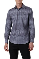 Bugatchi James OoohCotton Airbrush Print Button-Up Shirt at Nordstrom,