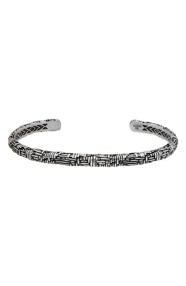 John Varvatos Men's Artisan Sterling Silver Cuff Bracelet at Nordstrom, Size Medium