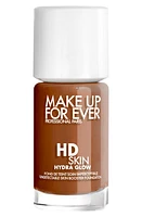 Make Up For Ever HD Skin Hydra Glow Skin Care Foundation with Hyaluronic Acid in 4Y70 - Warm Espresso at Nordstrom