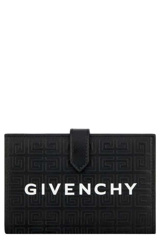 Givenchy Medium G-Essentials Leather Bifold Wallet in Black at Nordstrom