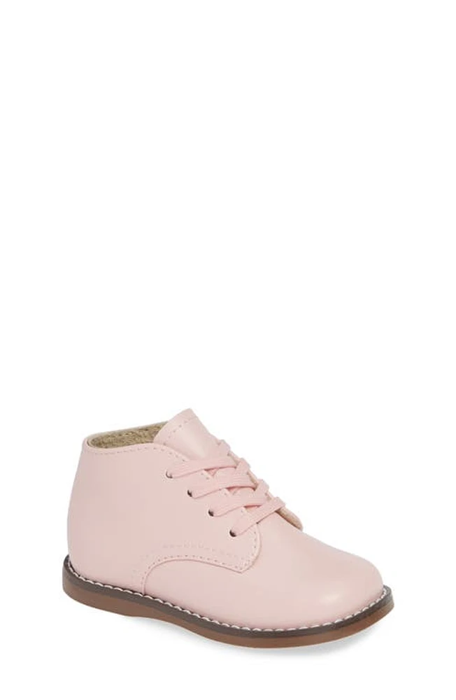 Footmates Tina Lace-Up Bootie Pink at Nordstrom, M