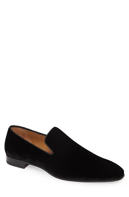 Christian Louboutin Dandelion Venetian Loafer Black/Black Velvet at Nordstrom,