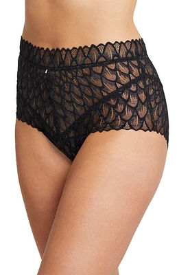 Montelle Intimates Lacey High Waist Lace Briefs at Nordstrom,