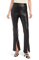 FIFTEEN TWENTY Slit Hem Faux Leather Pants at Nordstrom,