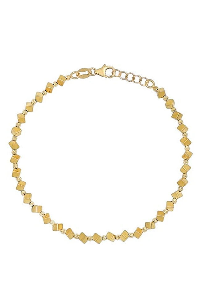 Bony Levy Mykonos 14K Gold Beaded Bracelet in 14K Gold at Nordstrom