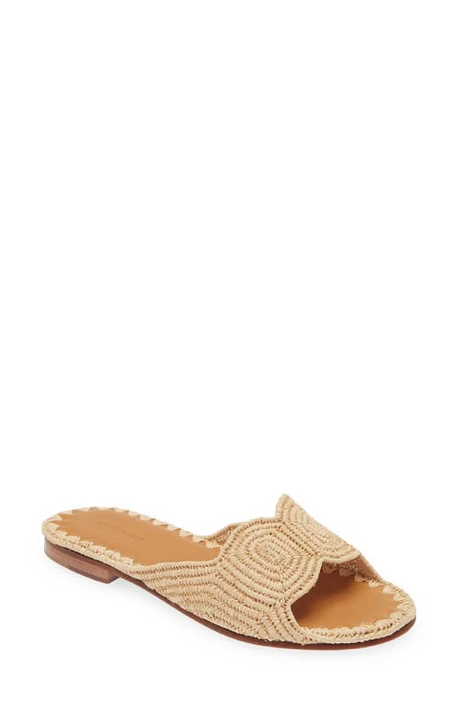 Carrie Forbes Naima Raffia Sandal Natural at Nordstrom,