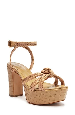 Schutz Kathleen Platform Sandal Light Beige at Nordstrom,