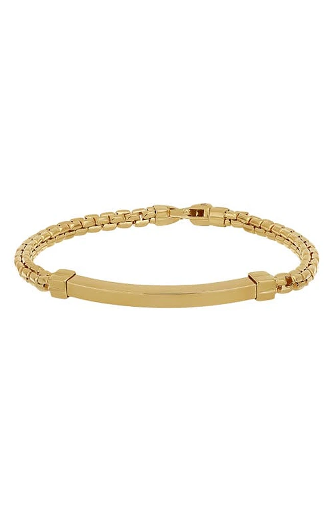 Bony Levy Men's 14K Gold ID Bracelet in 14K Yellow Gold at Nordstrom, Size 8