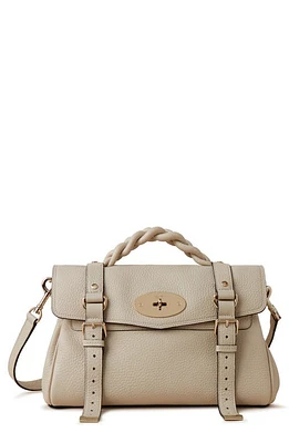 Mulberry Alexa Leather Satchel in Chalk at Nordstrom