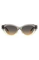 Missoni 53mm Oval Cat Eye Sunglasses in Grey Ochre/Brown Ochre at Nordstrom