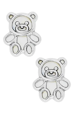 Mignonette Sterling Silver Teddy Bear Stud Earrings at Nordstrom