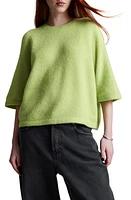 & Other Stories Crewneck Sweater Green Dusty Light at Nordstrom, Regular