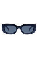 AIRE Orbit 54mm Rectangular Sunglasses in Black at Nordstrom