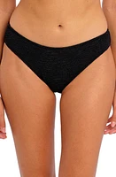 Freya Ibiza Waves Hipster Bikini Bottoms Black at Nordstrom,