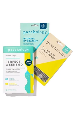 Patchology Perfect Weekend Hydrating & Illuminating Sheet Mask Duo Set at Nordstrom