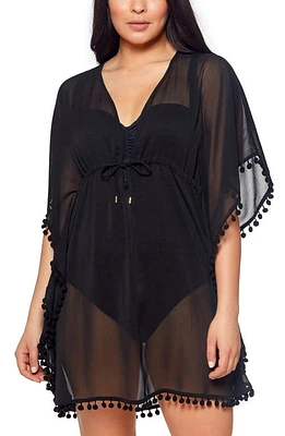 Rod Beattie Pompom Cover-Up Caftan at Nordstrom,