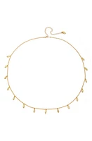 Ettika Crystal Charm Belly Chain in Gold at Nordstrom