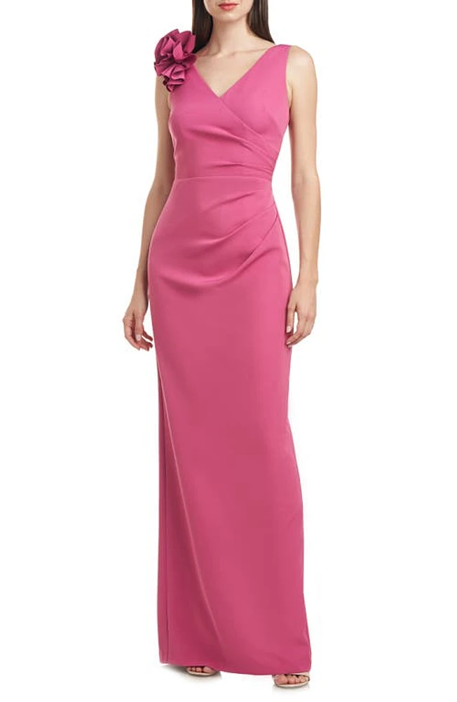 JS Collections Anais Sleeveless Column Gown Rose Violet at Nordstrom,