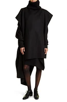 The Row Keran Double Face Cashmere Poncho in Black at Nordstrom