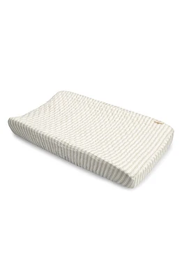 CRANE BABY Avery Cotton Muslin Changing Pad Cover in White at Nordstrom