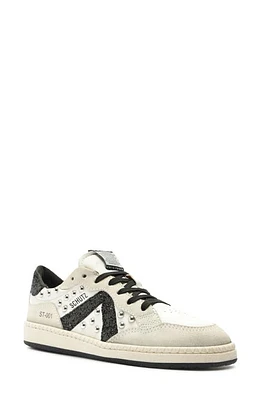 Schutz ST-001 Rock Sneaker White/Black/Pearl at Nordstrom,