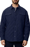 Rainforest Elbow Patch Brushed Twill Quilted Shirt Jacket at Nordstrom,