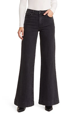 ASKK NY Juniper High Waist Wide Leg Jeans Stone at Nordstrom,