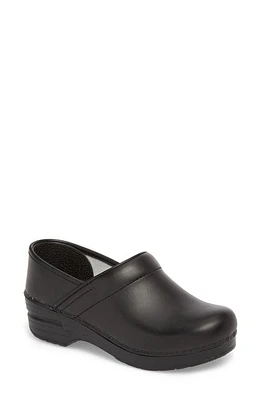 Dansko 'Professional' Oiled Leather Clog Black Cabrio at Nordstrom,