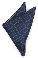 Cufflinks, Inc. Diamond Silk Pocket Square in Navy at Nordstrom