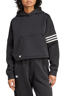 adidas Originals Nueclassics Oversize Hoodie Black at Nordstrom,