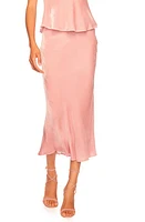 Susana Monaco Velvet Midi Slip Skirt at Nordstrom,