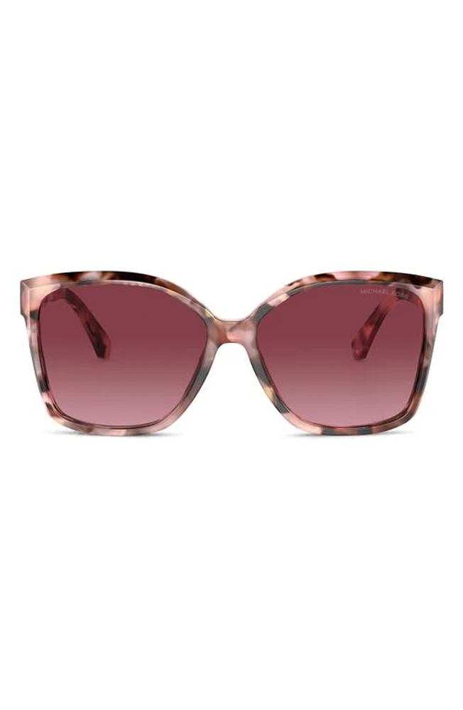 Michael Kors Malia 58mm Square Sunglasses in Burgundy at Nordstrom