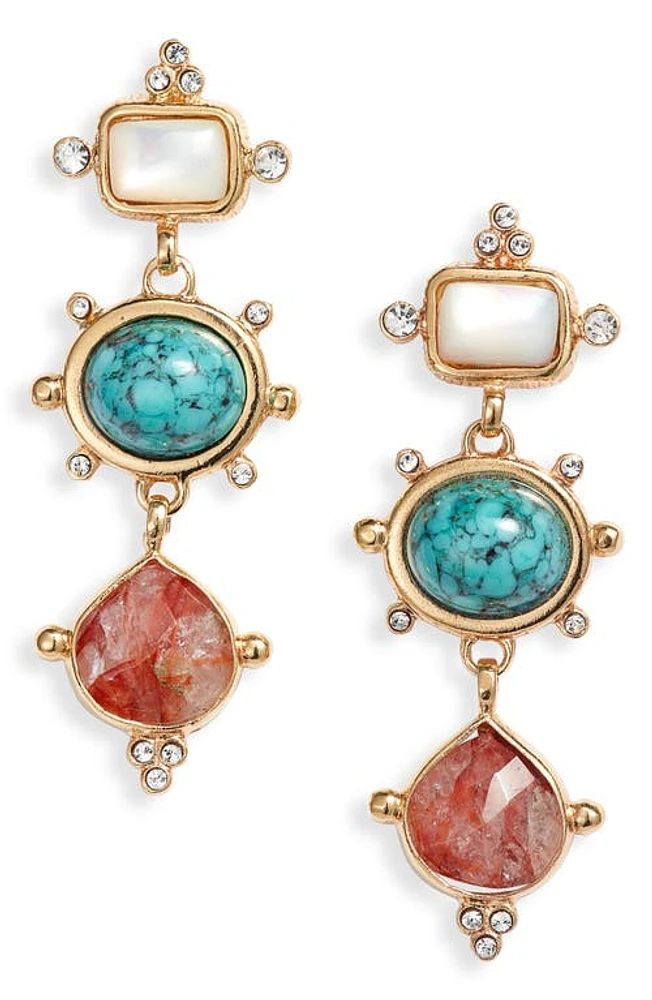 Gas Bijoux Tiki Drop Earrings in Multi at Nordstrom