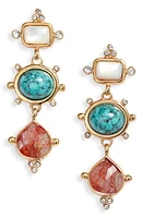 Gas Bijoux Tiki Drop Earrings in Multi at Nordstrom