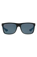 Costa Del Mar 56mm Polarized Square Sunglasses in Grey Blue at Nordstrom