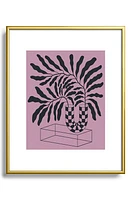 Deny Designs Fiona 3 Framed Art Print in Golden Tones at Nordstrom