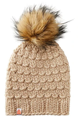 Sh*t That I Knit The Gunn Merino Wool Beanie in Camel at Nordstrom