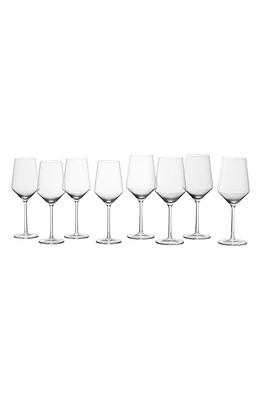 Schott Zwiesel Pure Set of 8 Red & White Wine Glasses in Clear at Nordstrom