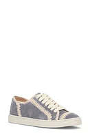 Frye Ivy Crochet Low Top Sneaker Blue Ash at Nordstrom,