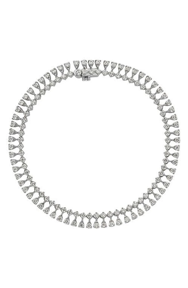 Bony Levy Liora 18K Gold Diamond Fringe Tennis Bracelet in 18K White Gold at Nordstrom, Size 7