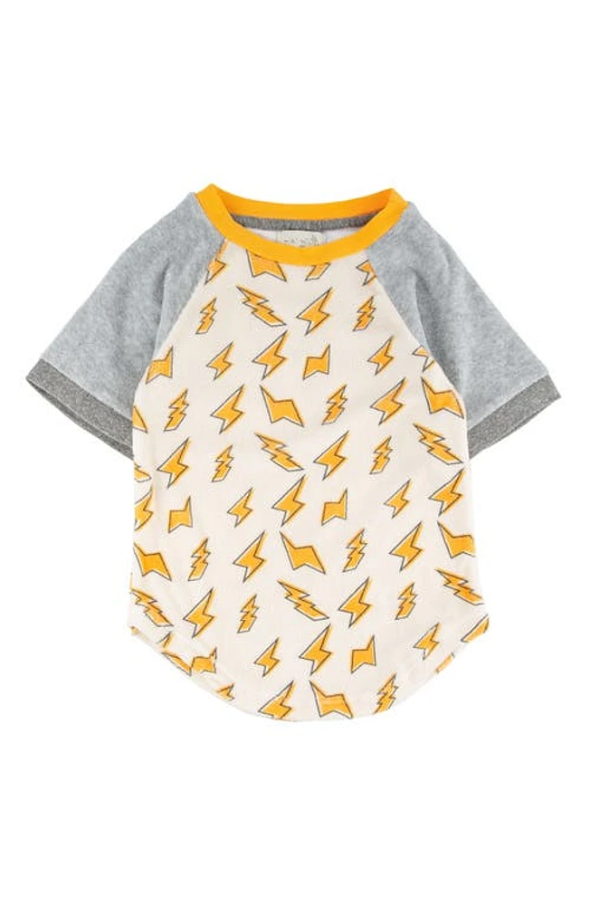 Miki Miette Kids' Bradley Bolt T-Shirt in Grey at Nordstrom, Size 5