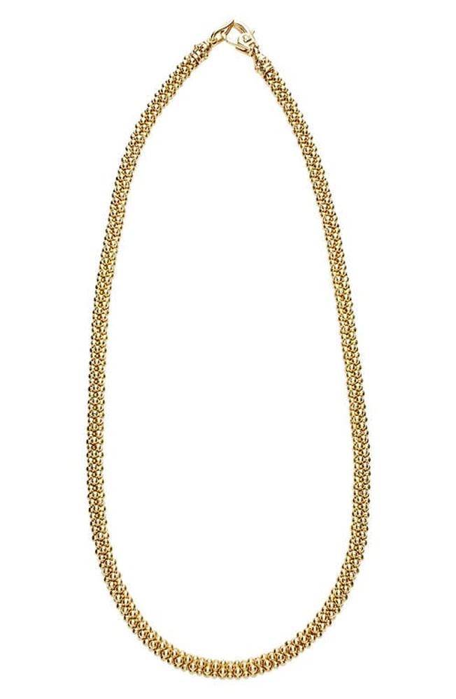 LAGOS Caviar Bead Rope Necklace in Yellow Gold at Nordstrom