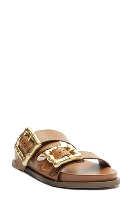 Schutz Enola Slide Sandal New Wood at Nordstrom,