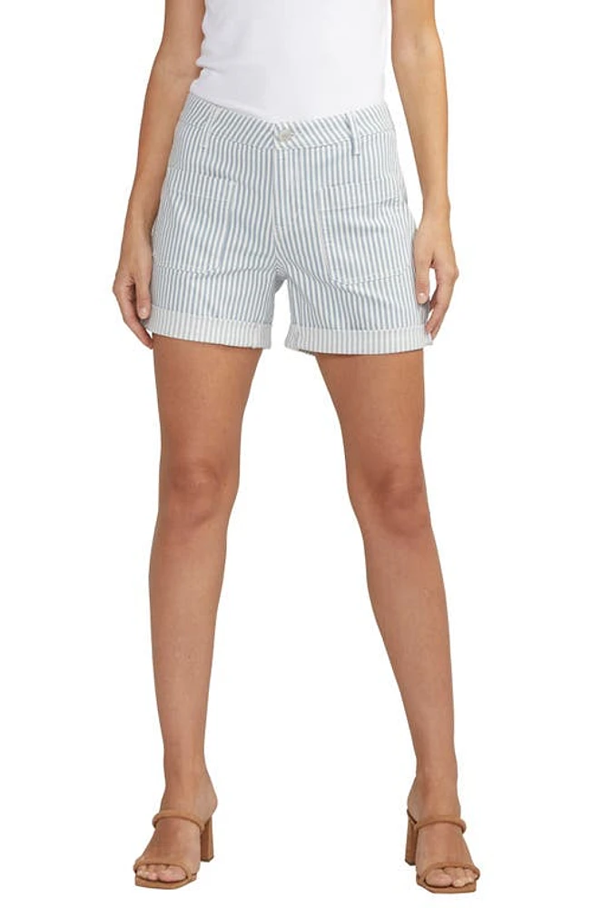 JAG Alex Stripe Shorts Railroad at Nordstrom,