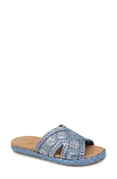 GENTLE SOULS BY KENNETH COLE Tristan Woven Raffia Sandal Zen Blue at Nordstrom,