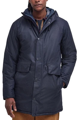 Barbour Winter City Waterproof Parka Navy at Nordstrom,