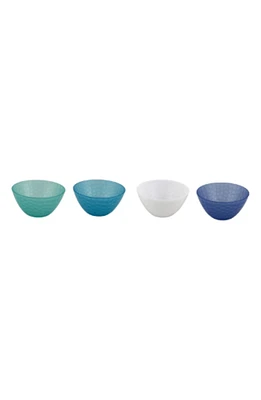 Set of 4 Hammered Dip Bowls