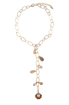 Seashell Lariat Necklace