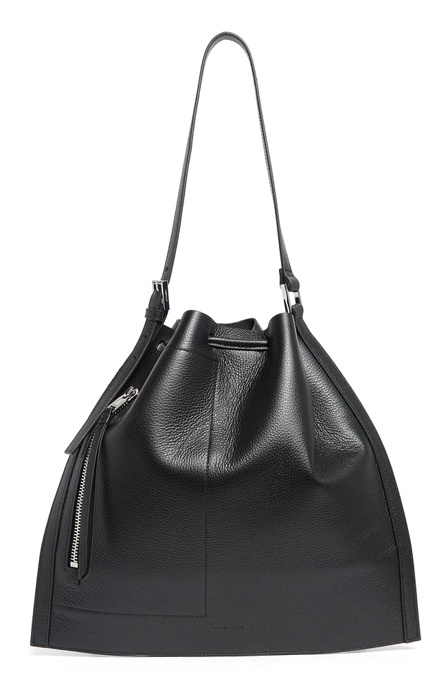 Alpha Convertible Leather Backpack